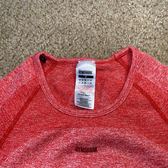 Gymshark Marl Red Flex Crop Top - Picture 2 of 3